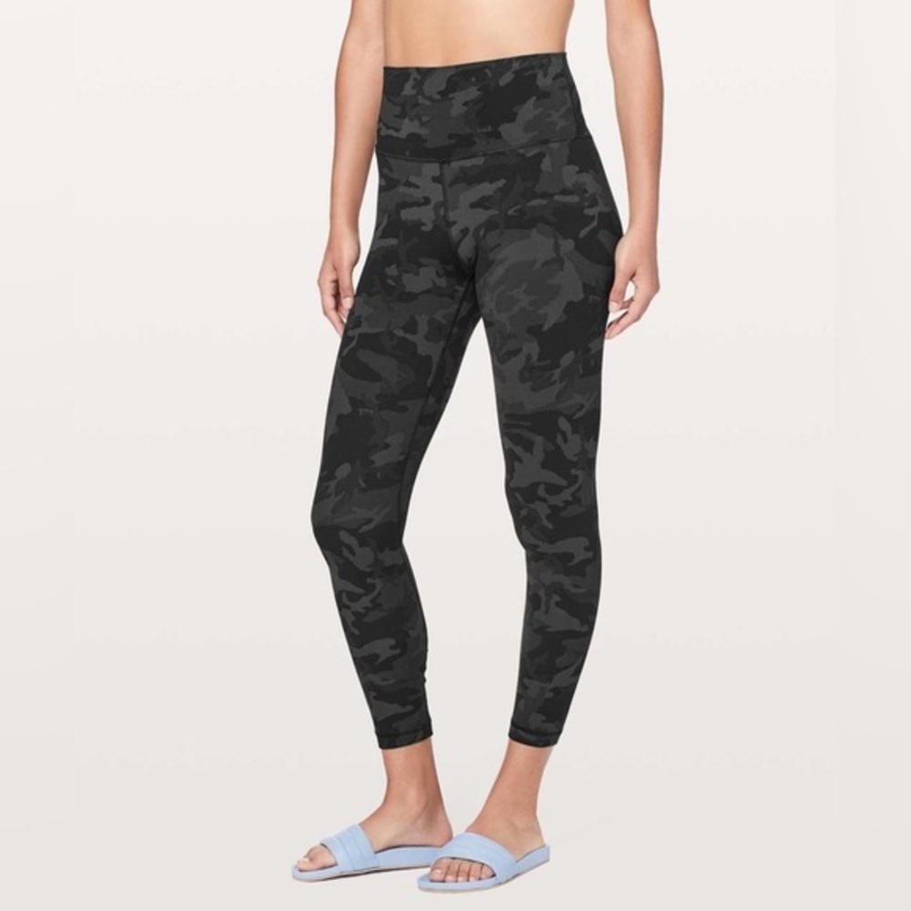 Lululemon Align Pant II Incognito Camo Multi Grey Size 10